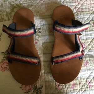 Teva multi- color sandals size 8. Nearly new.